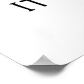 クリスマス鹿おもしろいイラストレーションポスター ポスター (角)