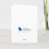 クリスマス鹿素晴らしのアートカード シーズンカード (裏面)