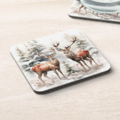 クリスマス鹿 コースター (左側)