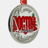 クリスマス麻酔科医 メタルオーナメント (右)