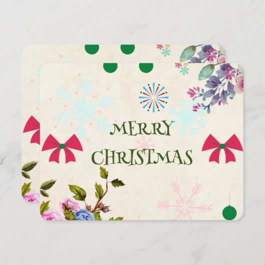 クリスマス (正面/裏面)