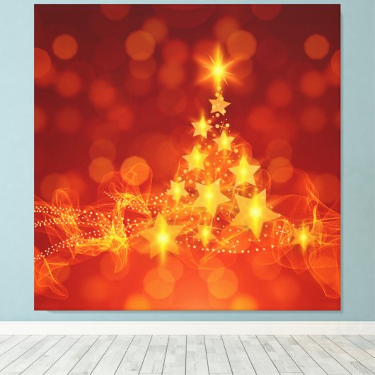 クリスマス002 キャンバスプリント (インサイチュ (ウッドフロア))