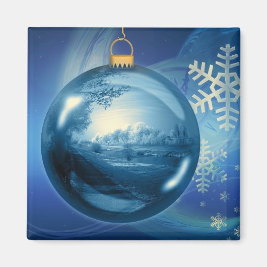 クリスマス017 マグネット (正面)