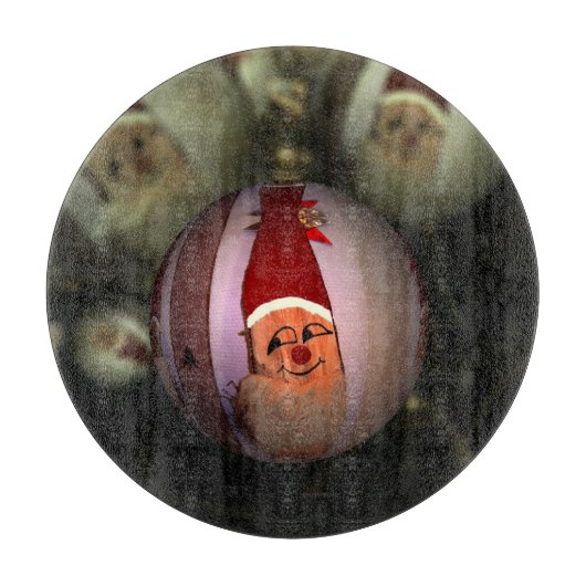 クリスマス023 カッティングボード (正面)