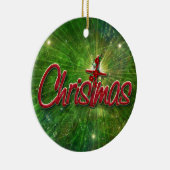 クリスマス1のオーナメント セラミックオーナメント (右)
