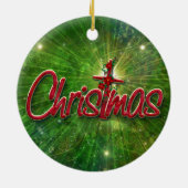 クリスマス1のオーナメント セラミックオーナメント (裏面)