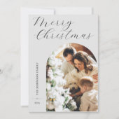 クリスマス1フォトアーチ シーズンカード (正面)