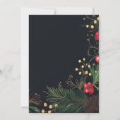 クリスマス1フォトエレガントフェスティバル緑メリー園 シーズンカード (裏面)