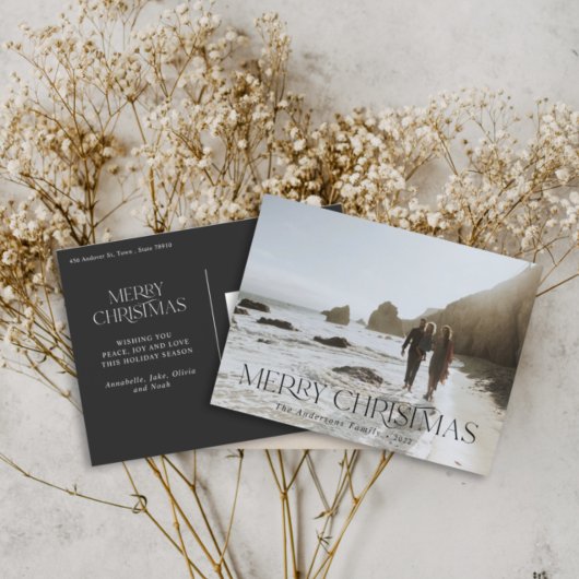 クリスマス1写真植物学フローラ折り畳み休日 ポストカード