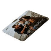 クリスマス1写真植物学フローラ折り畳み休日 マグネット (左側)