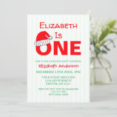 クリスマス1回目の誕生日 招待状 (スタンド正面)