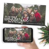 クリスマス1水平またはパノラマフォト疑問に思-  シーズンカード