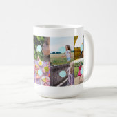 クリスマス10写真コラージュマグカップ コーヒーマグカップ (正面右)