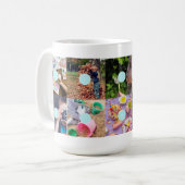 クリスマス10写真コラージュマグカップ コーヒーマグカップ (正面左)