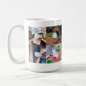 クリスマス10写真コラージュマグカップ コーヒーマグカップ (左)