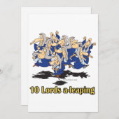 クリスマス10日目の10日目の貴族10人 シーズンカード (正面/裏面)