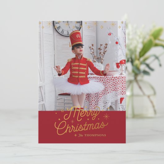 クリスマス10日目/クリスマスフォトカード シーズンカード (スタンド正面)