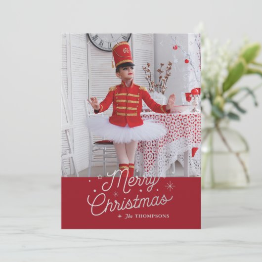 クリスマス10日目/クリスマスフォトカード シーズンカード (スタンド正面)