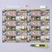 クリスマス10枚コラージュ 薄葉紙 (クラフト)