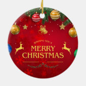 クリスマス10 セラミックオーナメント (裏面)