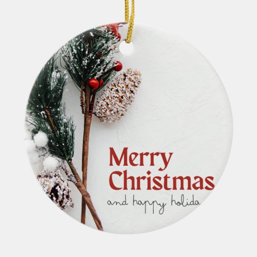 クリスマス11 セラミックオーナメント (正面)