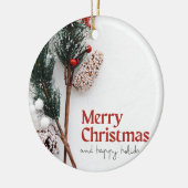 クリスマス11 セラミックオーナメント (左)