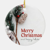 クリスマス11 セラミックオーナメント (裏面)