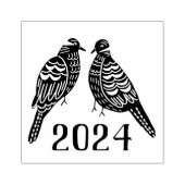 クリスマス12日のクリスマスツートルハト ラバースタンプ (インプリント)