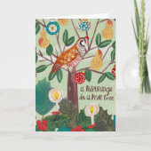 クリスマス12日のクリスマスパトリッジ梨の木 カード (正面)