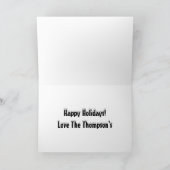 クリスマス12日のドラム缶 シーズンカード (内部)