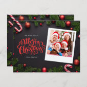 クリスマス12 シーズンカード (正面/裏面)