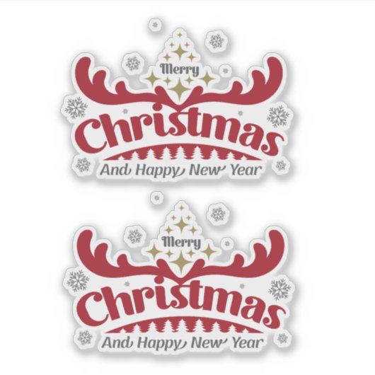 クリスマス12 シール (正面)