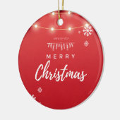 クリスマス12 セラミックオーナメント (左)