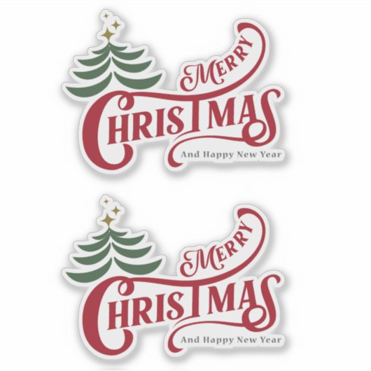 クリスマス13 シール (正面)