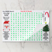 クリスマス15語の検索活動 ペーパーパッド (折り畳み)