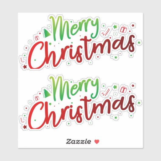 クリスマス16 シール (シート)