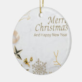 クリスマス17 セラミックオーナメント (左)