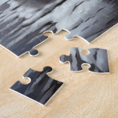 クリスマス1940タウンクラシックレトロヴィンテージ休日 ジグソーパズル (側面)