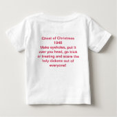 クリスマス1948年の幽霊 ベビーTシャツ (裏面)