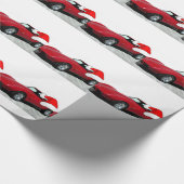 クリスマス1979レッドコルベット ラッピングペーパー (角)