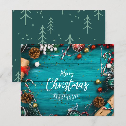 クリスマス1 シーズンカード (正面/裏面)