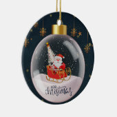 クリスマス1 セラミックオーナメント (右)