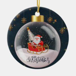 クリスマス1 セラミックオーナメント