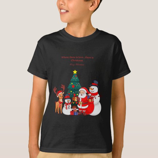 クリスマス1 Tシャツ (正面)
