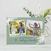 クリスマス2の写真スクリプトスノースグリーン シーズンカード (スタンド正面)