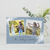 クリスマス2の写真スクリプトスノースブルー シーズンカード (スタンド正面)