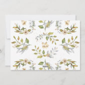 クリスマス2写真水彩冬季植物宝庫 シーズンカード (裏面)