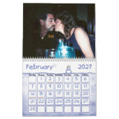 クリスマス2006年 カレンダー (2月 2027)