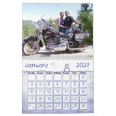 クリスマス2006年 カレンダー (1月 2027)