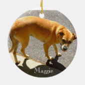 クリスマス2011年のメーブ セラミックオーナメント (裏面)